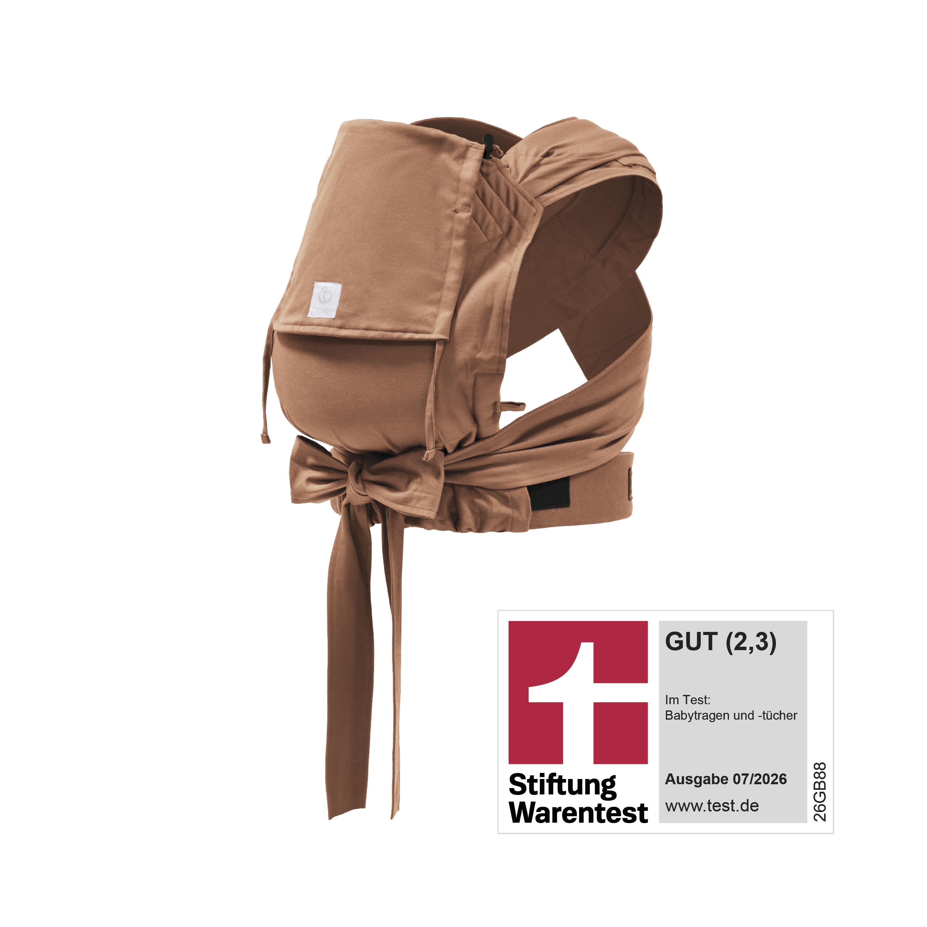 Stokke® Limas™ Carrier - Newborn Carrier, Terracotta, mainview galery image 1